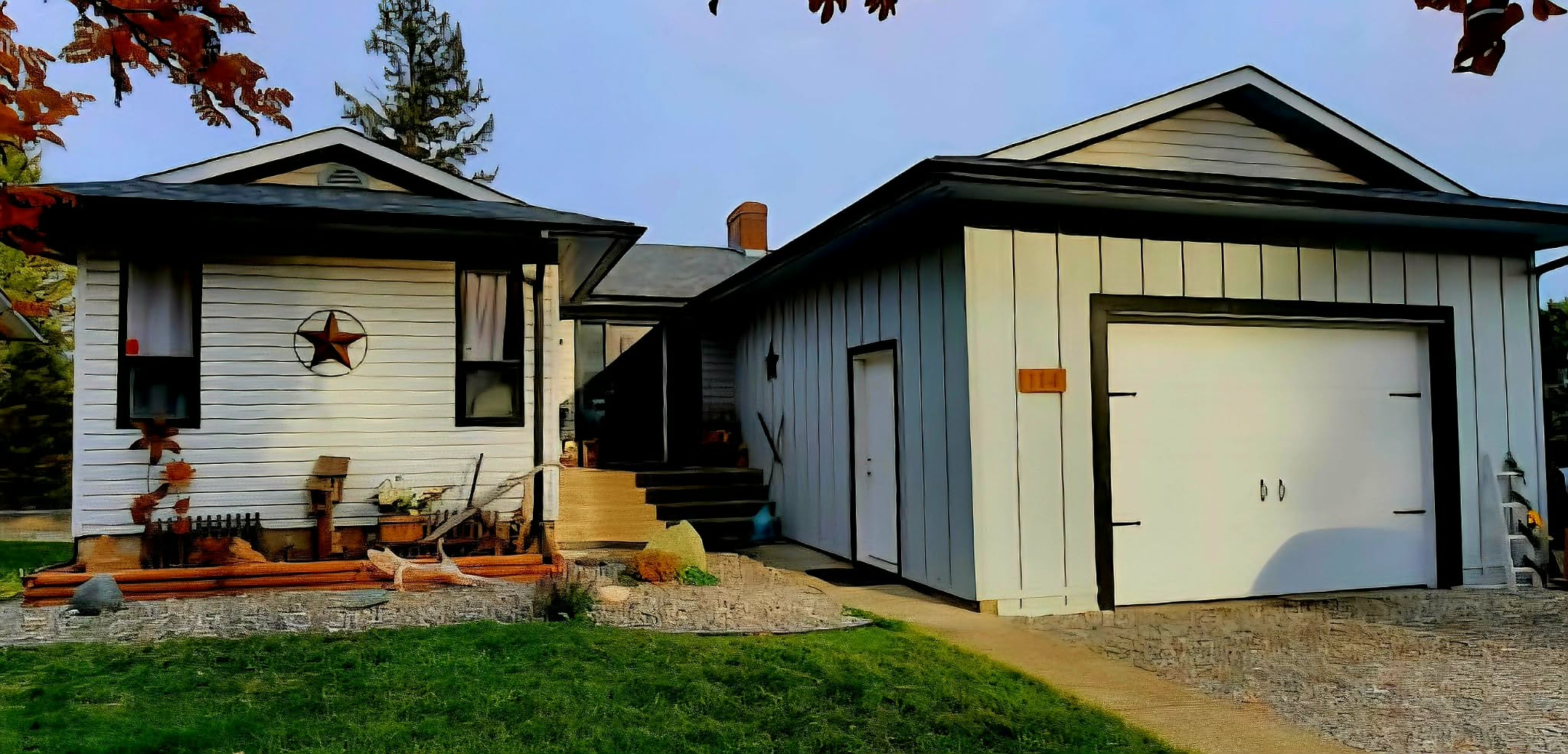 Completed seamless gutter installation on a Cariboo home (photo 6)